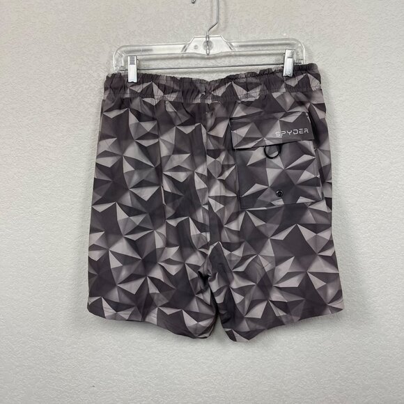 Spyder ALY Gray Patterned Hybrid Board Shorts Swim Trunks S923057 Mens XL NEW - Picture 6 of 6